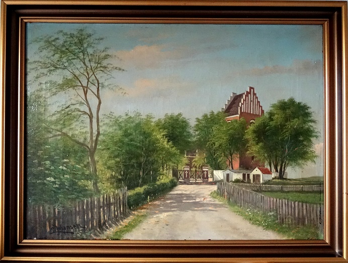 Bregninge Kirke - maleri red B.