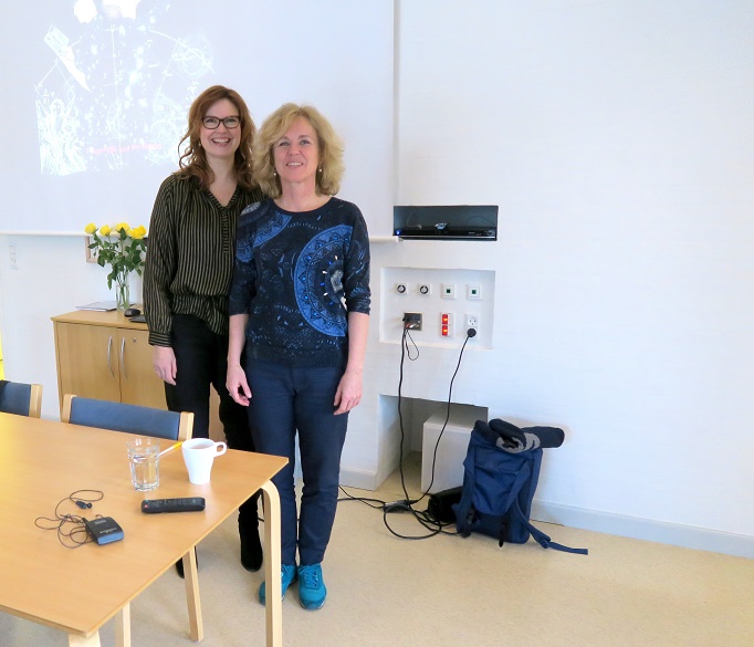 De to foredragsholdere Anna Mejlhede og Anja C. Andersen. Foto: F.P.
