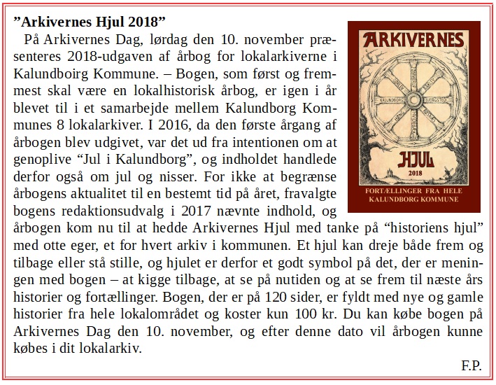 Arkivernes Hjul 2018