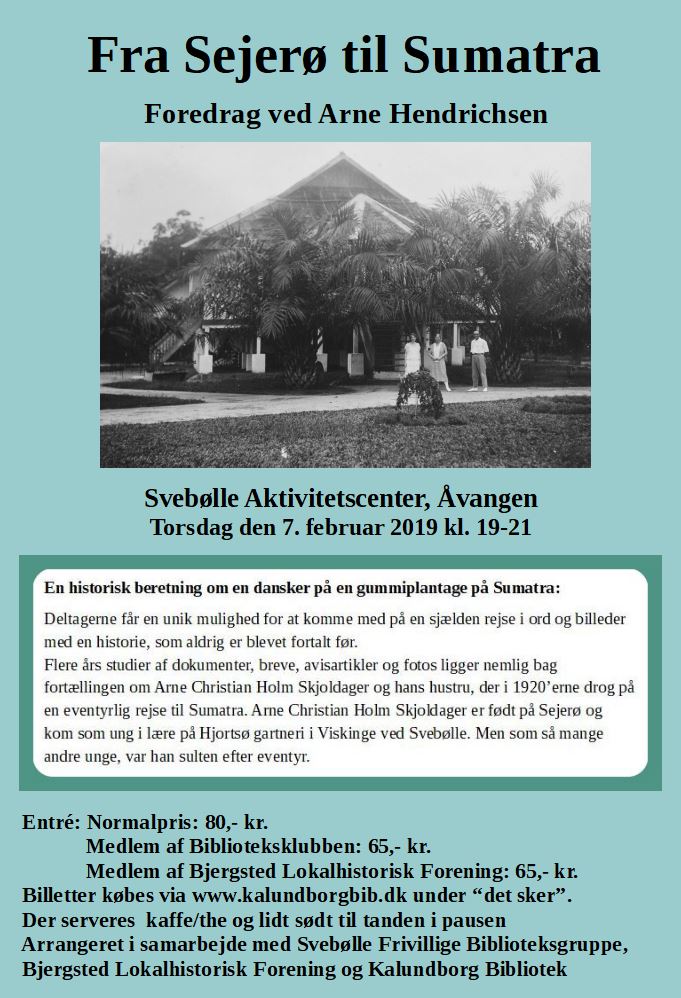 Foredraget fra Sejerø til Sumatra